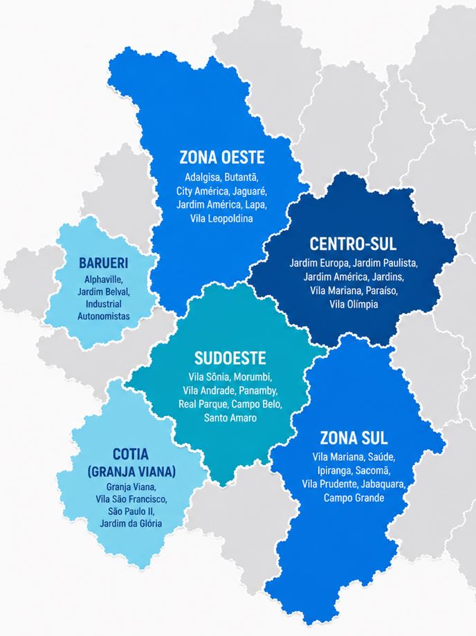 mapa area atendimento